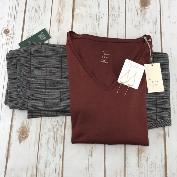 ✨ A New Day Soft Brown/Rust Long Sleeve Shirt - Picture 8 of 8